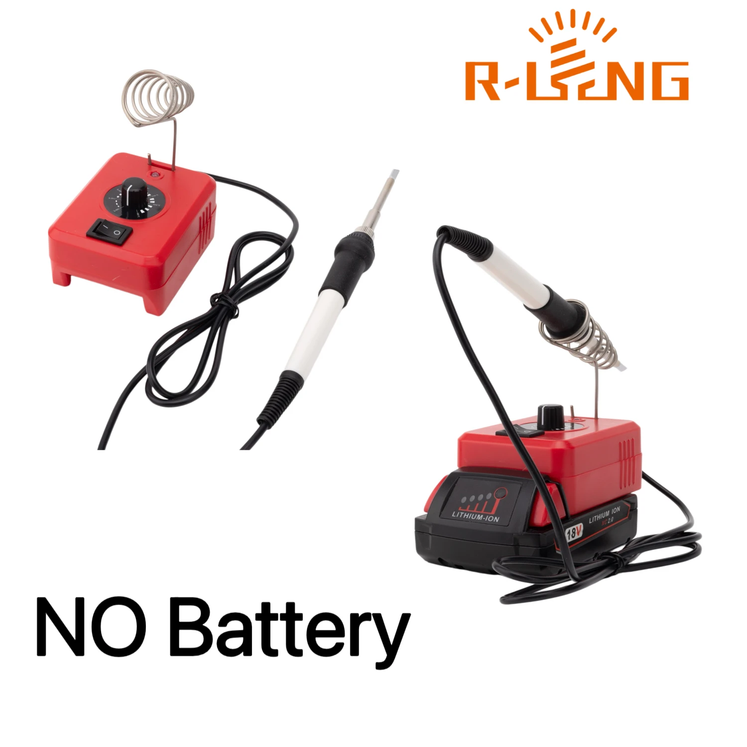 T12 OLED Soldering Iron Fast Heating Wireless °C/°F Free Switching T12 Soldering Station For Milwaukee 18V Lithium Battery