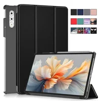 Para Lenovo Yoga Tab Plus 12,7 ''20 2025 TB520FU carcasa trasera dura triple plegable magnética para Lenovo Yoga Pad Pro 12,7 Funda inteligente para niños