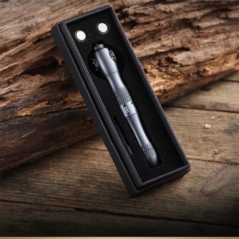 Imagem -02 - Self-defense Tactical Pen Spinner Multi-function Lanterna Emergência Glass Breaker Sobrevivência ao ar Livre Ferramentas Edc Drop Ship