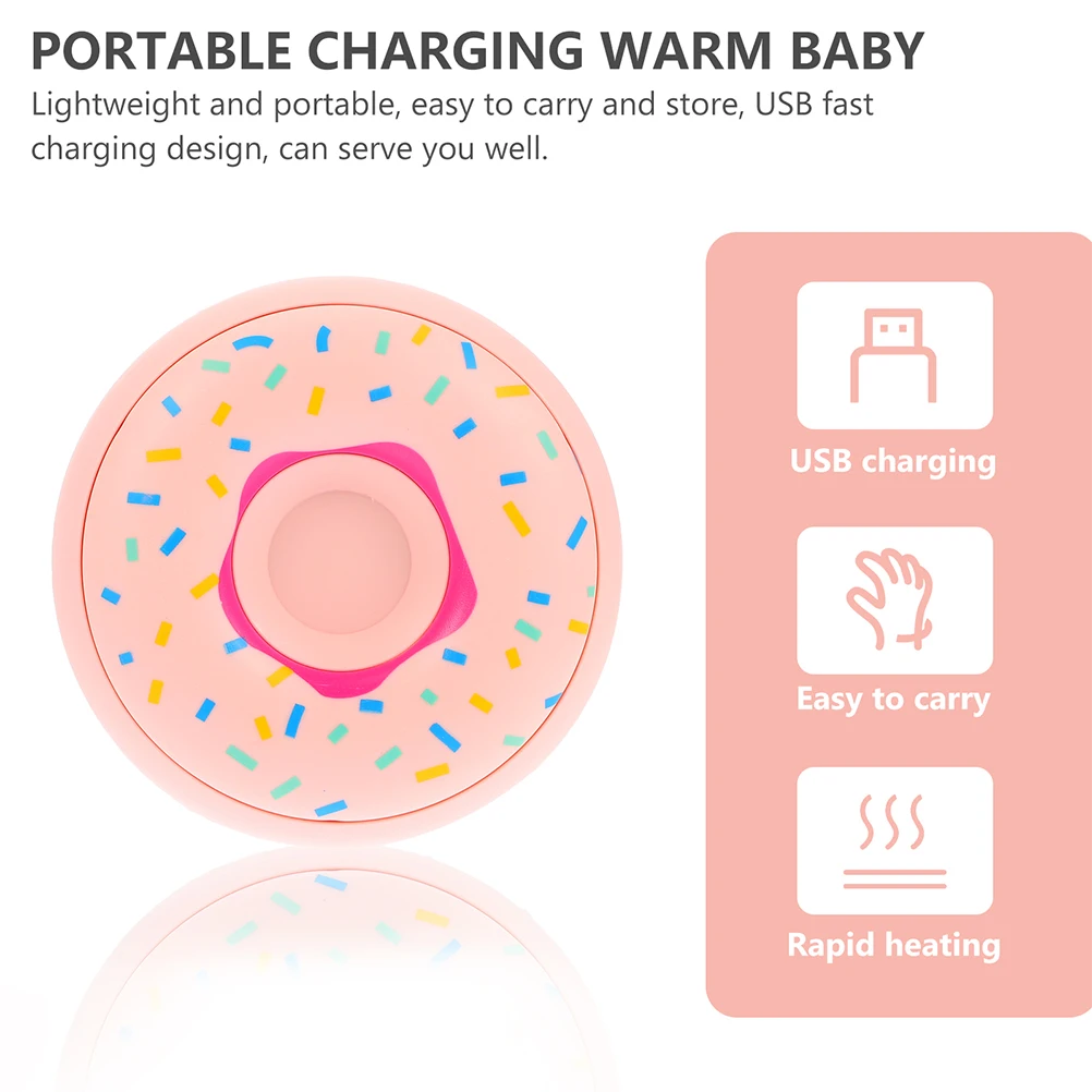 

2 set 2 Sets Usb Hand Warmers Pocket Rechargeable Mini Warmers Lovely Design Ergonomic Non-Slip Portable For Outdoor Winter Gift