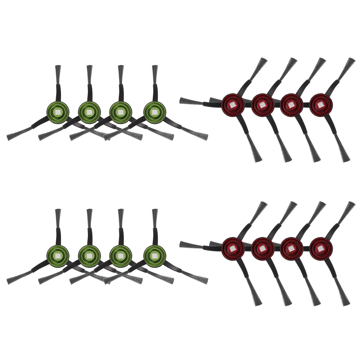 16 Stuks Zijborstel Voor Ecovac Deebot Ozmo T9 T9 Aivi/T8 Max T8 Power T8 Aivi/N8 Pro Robot Stofzuiger Accessoires