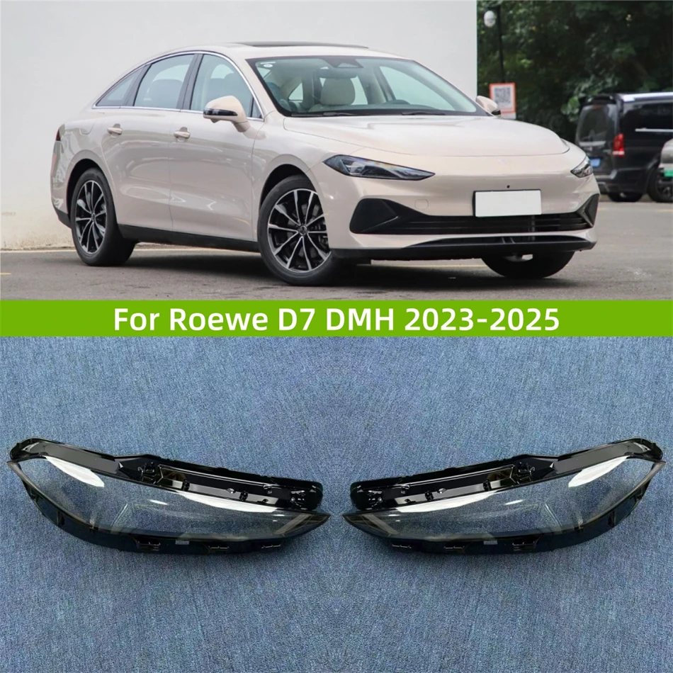 

For Roewe D7 DMH 2023 2024 2025 Car Products Lights Cover Headlamp Car Front Headlight Lens Cover Lights Shell