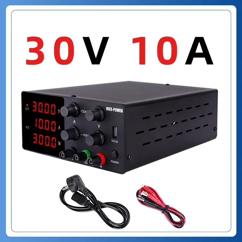 Alimentation régulée CC réglable, SPS3010, ordinateur portable, 30V, 10A, régulateurs de tension de commutation, stabilisateurs