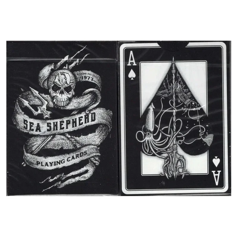 Ellusionist Sea Shepherd SSCS Playing Cards Deck Poker Size Card Games Magic Tricks for Magician