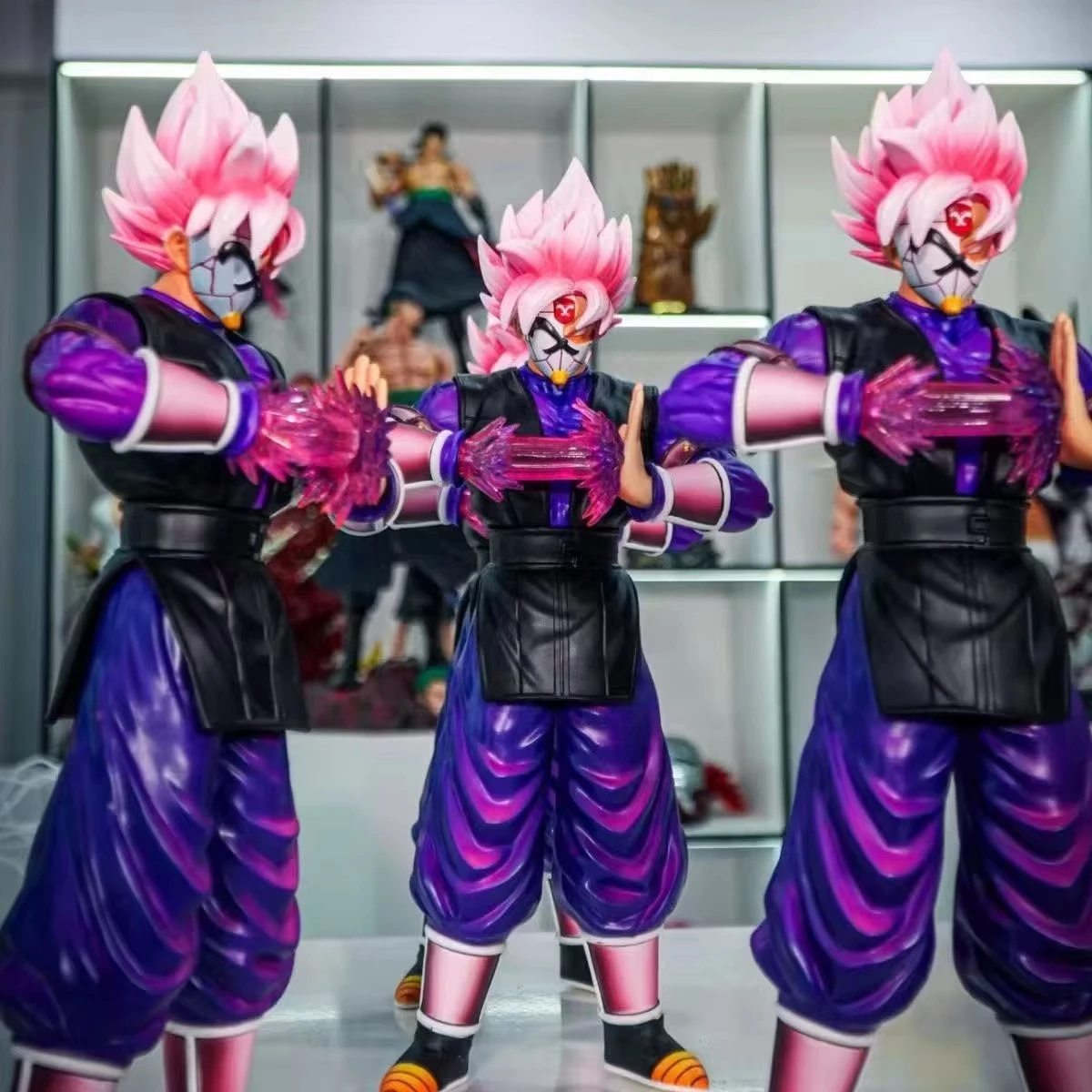 

ZW Statue Dragon Ball Z Zamasu Figure Black Goku Super Saiyan Pvc Action Figures 31cm/12.2inch Collection Model Toys Gifts