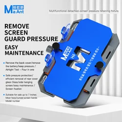 MaAnt H4 Mobile Phone Repair Clamp LCD Screen Bonding Fixed No Gap Press Fixture Back Cover Holding Support Air Tightness Test