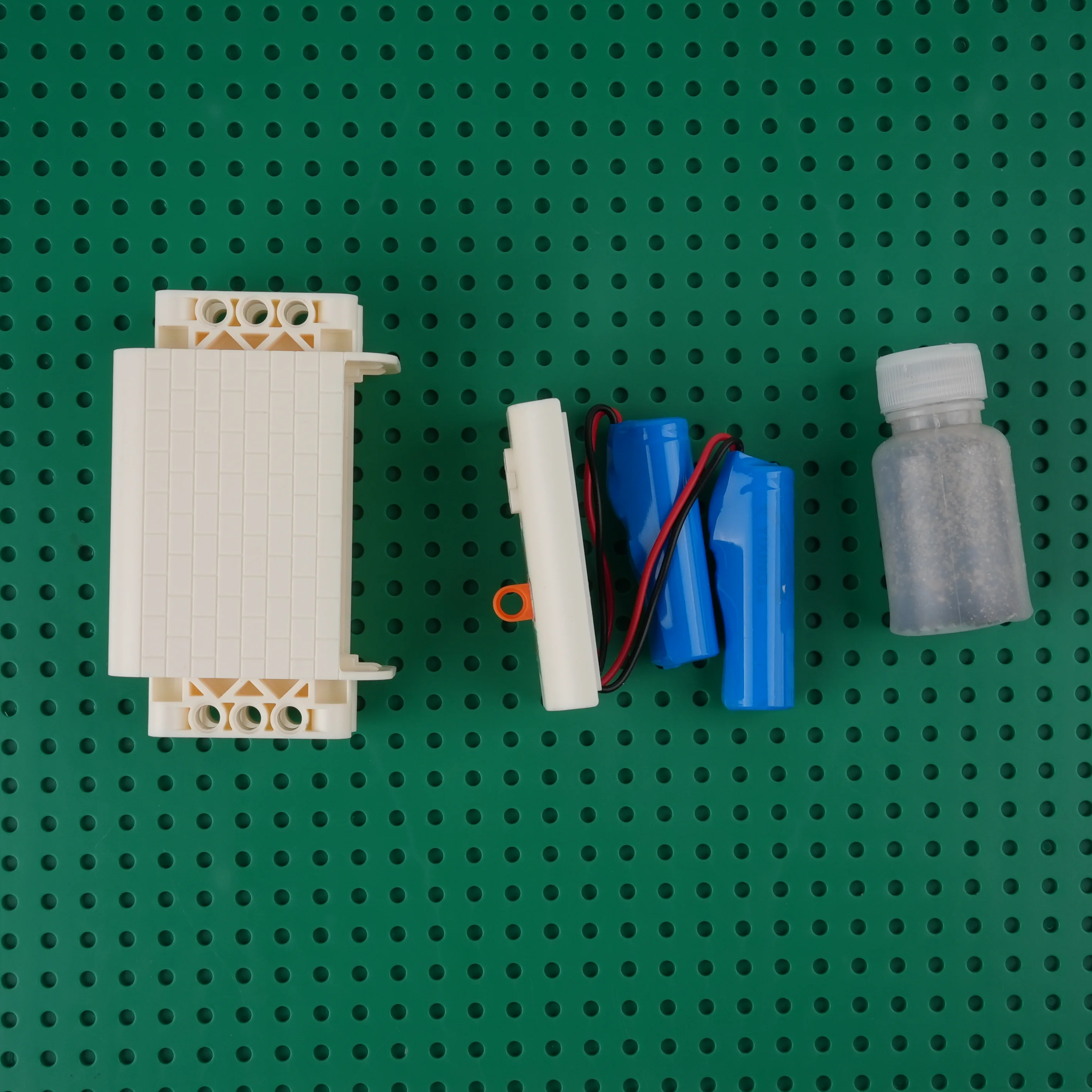 Caja de batería de litio MOC, herramienta de potencia multifunción recargable, Control de ajuste de velocidad del Motor del tren de coche para bloques de construcción 8878