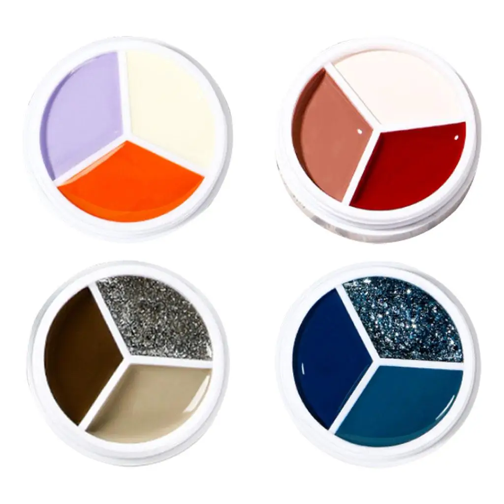 Nail Polish Glue Gel ,3-Color ,Solid Popular Smooth Texture Nail Glue