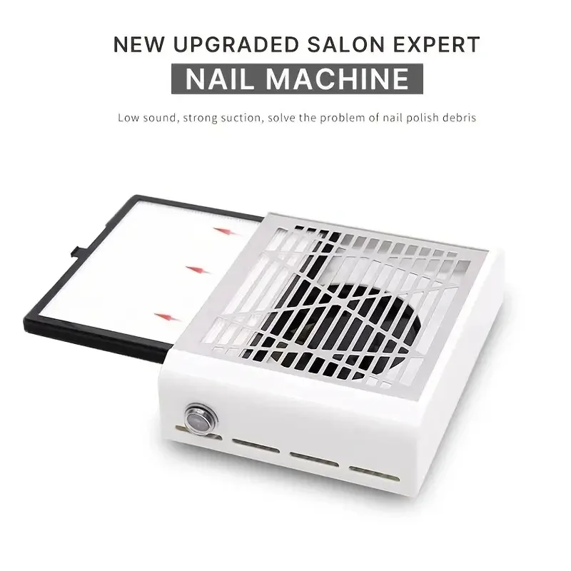 

Nail Art Dust Suction Collector, 36W Nail Vacuum Dust Collector Powerful Nail Dust Extractor Cleaner