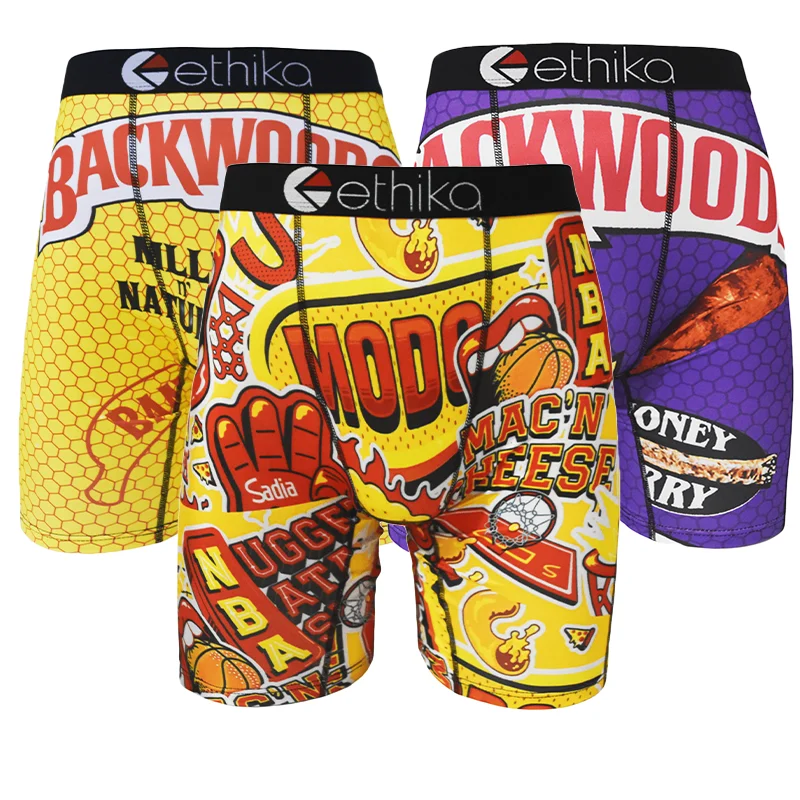 

Men's Everyday Boxer Briefs - Lightweight Moisture-Wicking Underwear, Non-Ride-Up Legs & Chafe-Resistant Seams (S-XXXL)