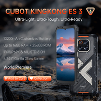 Cubot Rugged Smartphone Android 15 King Kong ES 3, 10200mAh Battery, Up to 16GB+256GB, 6.745\