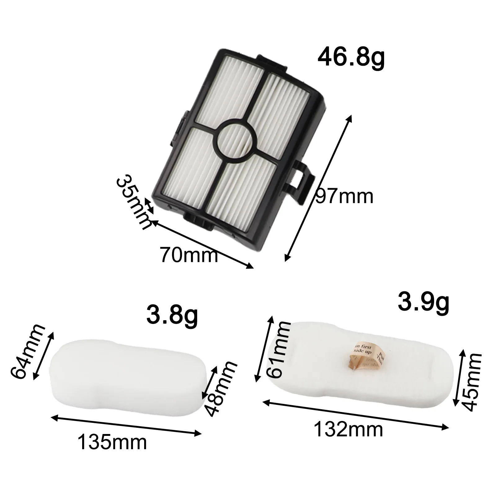 Vacuum Cleaner Filter For Shark HZ500UK HZ500UKT HZ500 HZ2000 HZ2002 HZ251 Vacuum Cleaner Filter Cotton Filtration Tools