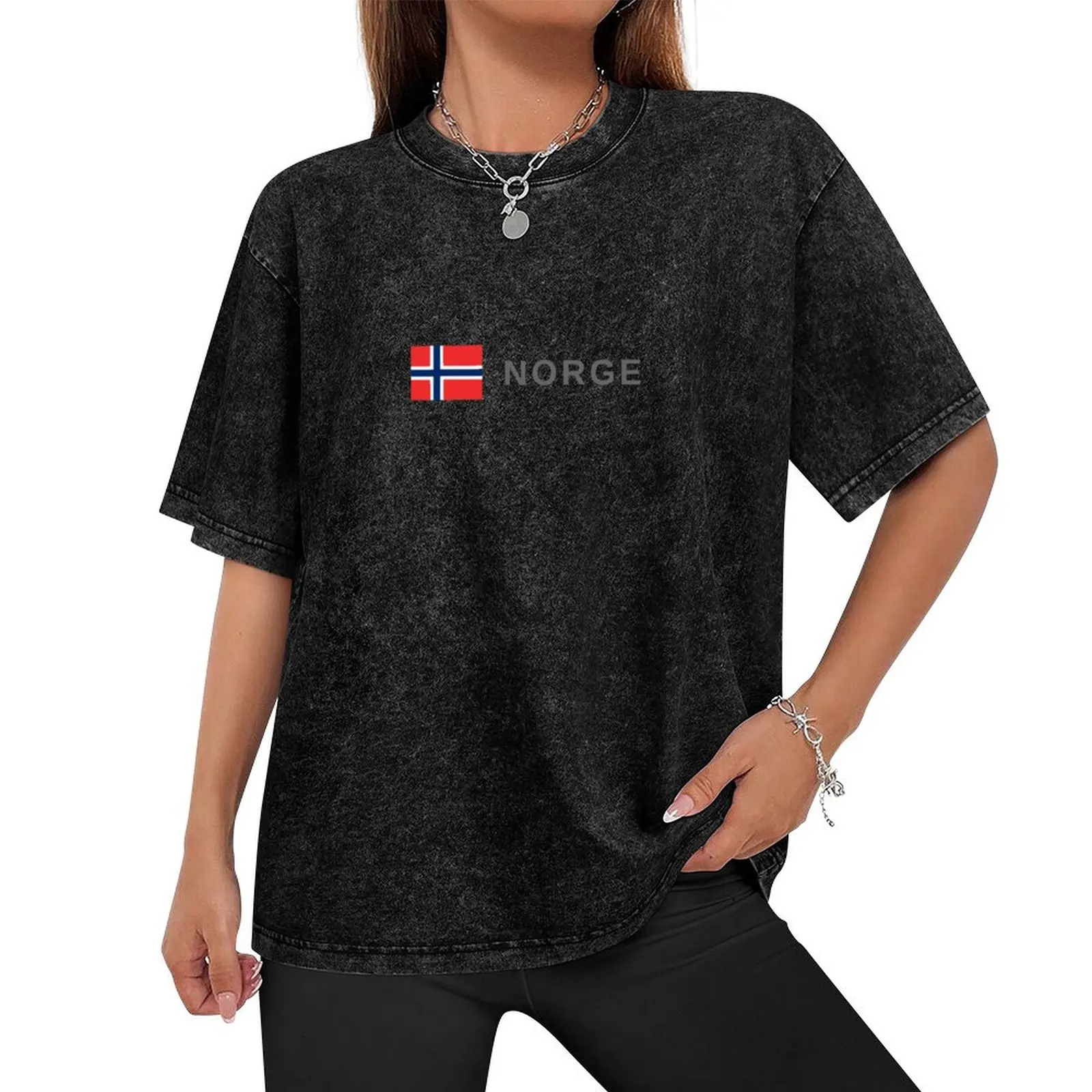 Norge | Norway T-Shirt summer clothes plus size tops workout shirts for men