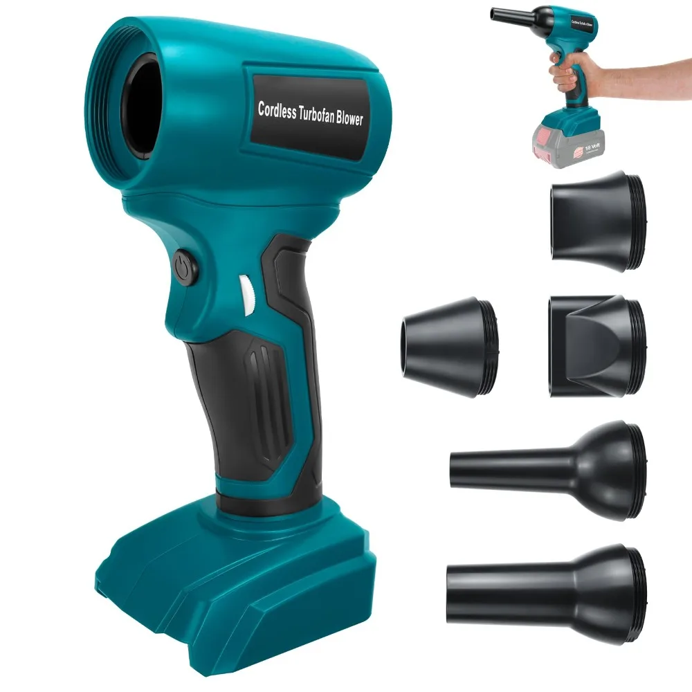 

Power Tools Accessories TF05 Blowgun Cordless Blower for Bosch 18V Lithium Batteries Violent Air Gun Snow Leaf Dust Blower Tools