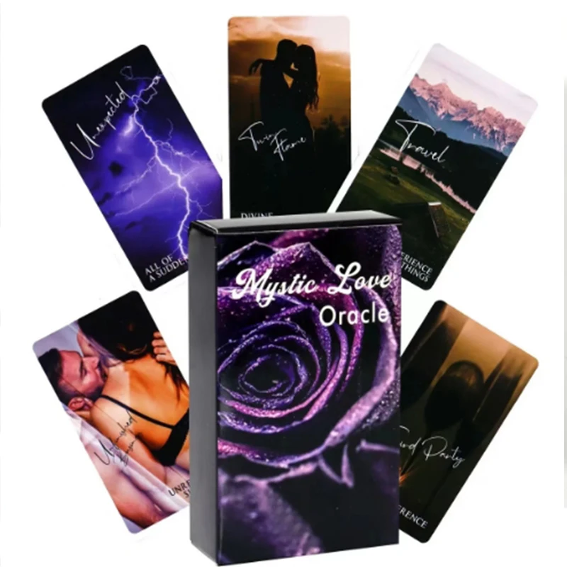 Mystic Love Oracle cards A 79 Tarot Card Board Game Party Mystical Tarot Divination Tools Table Tarot Deck Party Favor