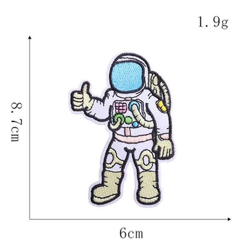 Cartoon Embroidered Cloth Paste Nasa Astronaut Air Force Diver Badge Foreign Trade Embroidered Cloth Patch for Clothing