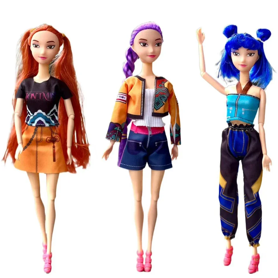 جديد سوبر لطيف 2025 جديد أنيمي 30 سنتيمتر K-Pop الشيطان هنتر دمية L لعبة رومي ميلا زوي