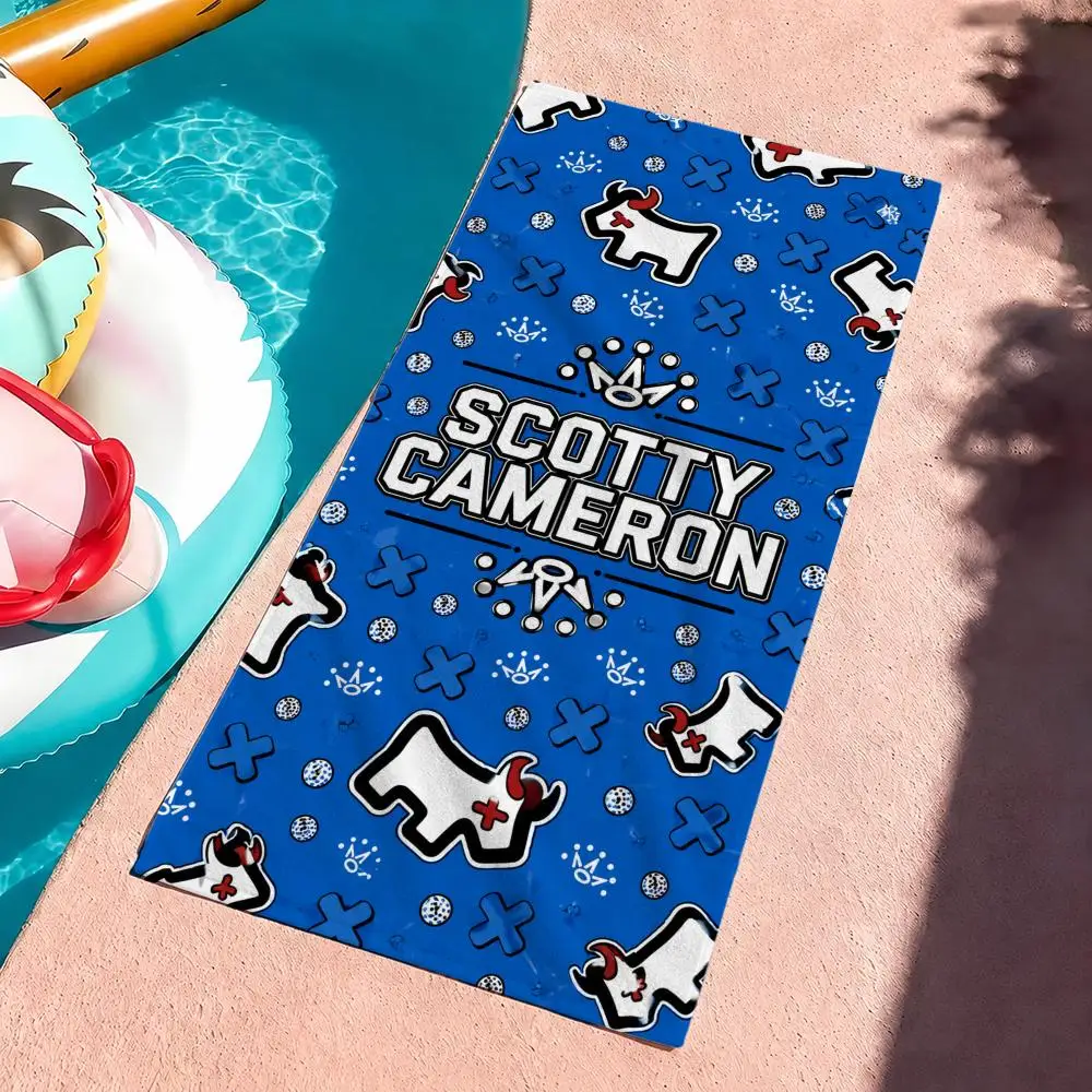 Marke Scotty Cameron Towel Mikrofaser-Strandtuch, schnell trocknend, sandfrei, ultrafeine Fasern, superweich. – Detail 9