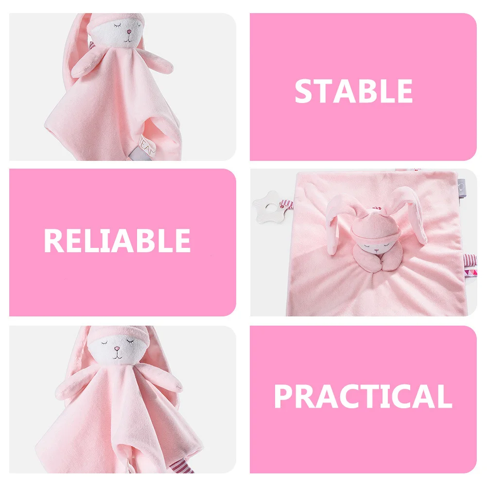 愛らしい赤ちゃんのなだめるようなブランケット コンフォートタオル 安全な素材 幼児をなだめるような視覚発達を促すベビーベッドベビーカー