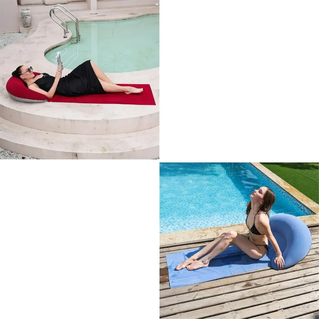 Надувный отдых с головным эргономичным пляжным креслом