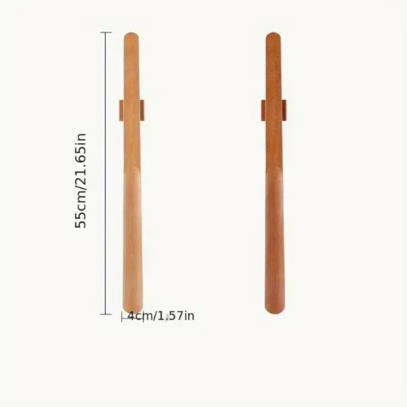 A Wooden Shoehorn With A Magnetic Long Handle Tailored for The Elderly And Pregnant Women No Need to Bend Over to Put on Shoes