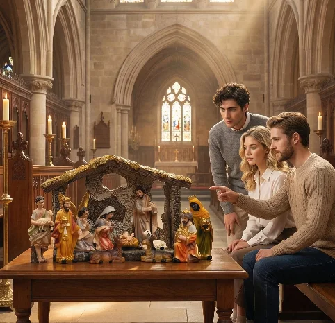 

12pcs Nativity Set Indoor Holy Family Miniature Figurines Manger Scene Nativity Christmas Decor for Christian Home Decor Indoor