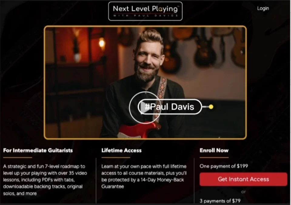 

Next Level Playing by Paul Davis (Video only) (Instant Download)