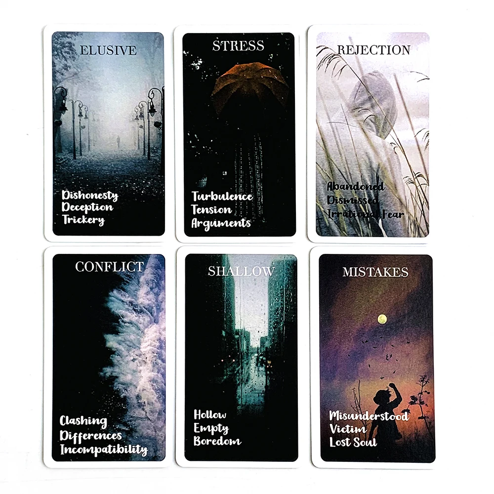 Hot-selling Harten Verborgen Geheimen Oracle Deck Glanzende Twin Flame Deck Gevoelens Berichten Dek 78 Kaarten Party Game Kaarten