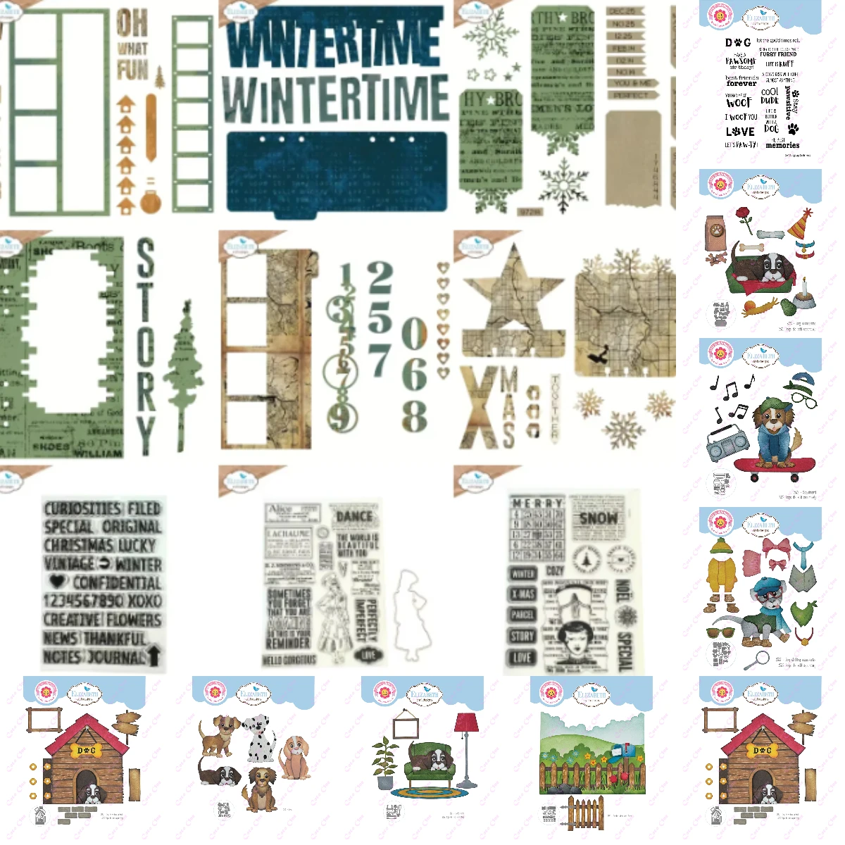 

Numbers and Five-pointed Stars Stamps 2026 New Dies For DIY Scrapbooking Crafts Maker Photo Album Template Handmade Decoration