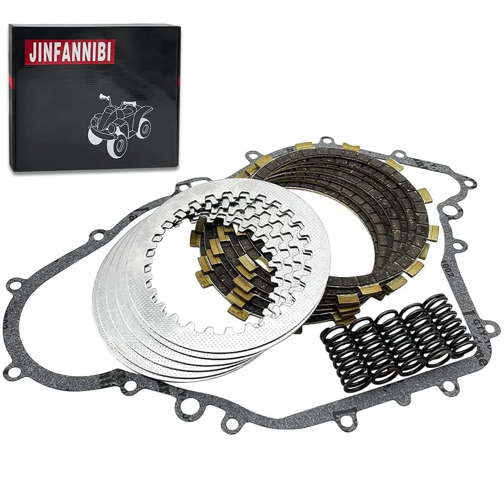 

For Yamaha Wolverine 350 YFM350FX 1995-2000 2001 2002 2003 2004 2005 Clutch Kit Heavy Duty Springs & Gasket