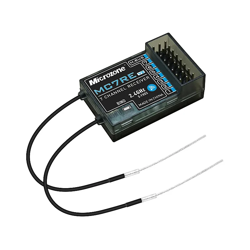 MicroZone MC6C 6C-Mini V2 2.4G 6CH Kontroler Nadajnik MC7RB Odbiornik System radiowy do RC Stałopłat / Samochód / Łódź Samolot Zabawka