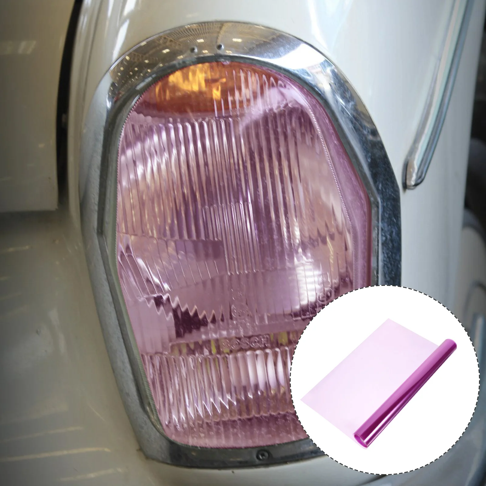 

Самоклеящаяся тонировочная пленка для фар 30x120 см, фиолетовая, растягивающаяся, водонепроницаемая, противотуманная, задняя фара, защитная виниловая наклейка