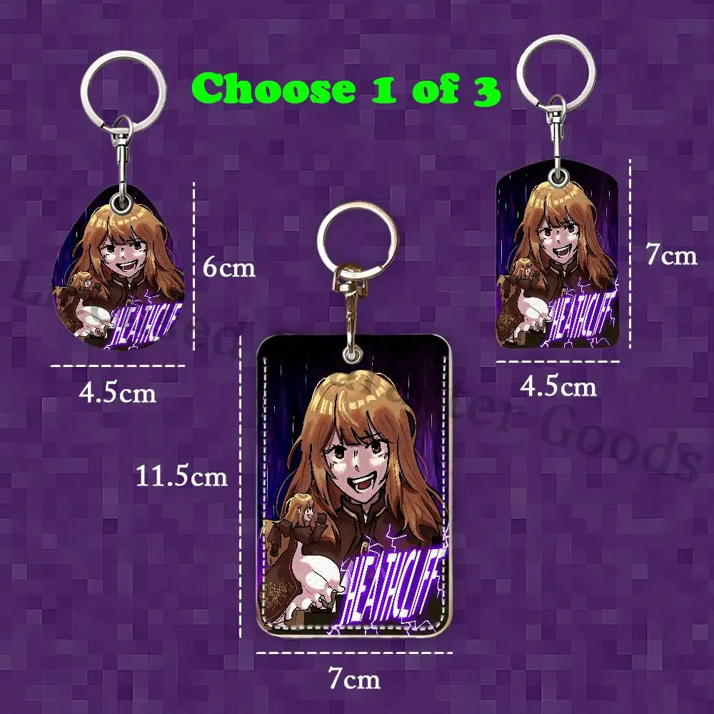 L-Limbus C-Company Catherine Custom Access Card Case Leather Card Holder Keychain Key Ring Transportation Card Case Gifts view 5