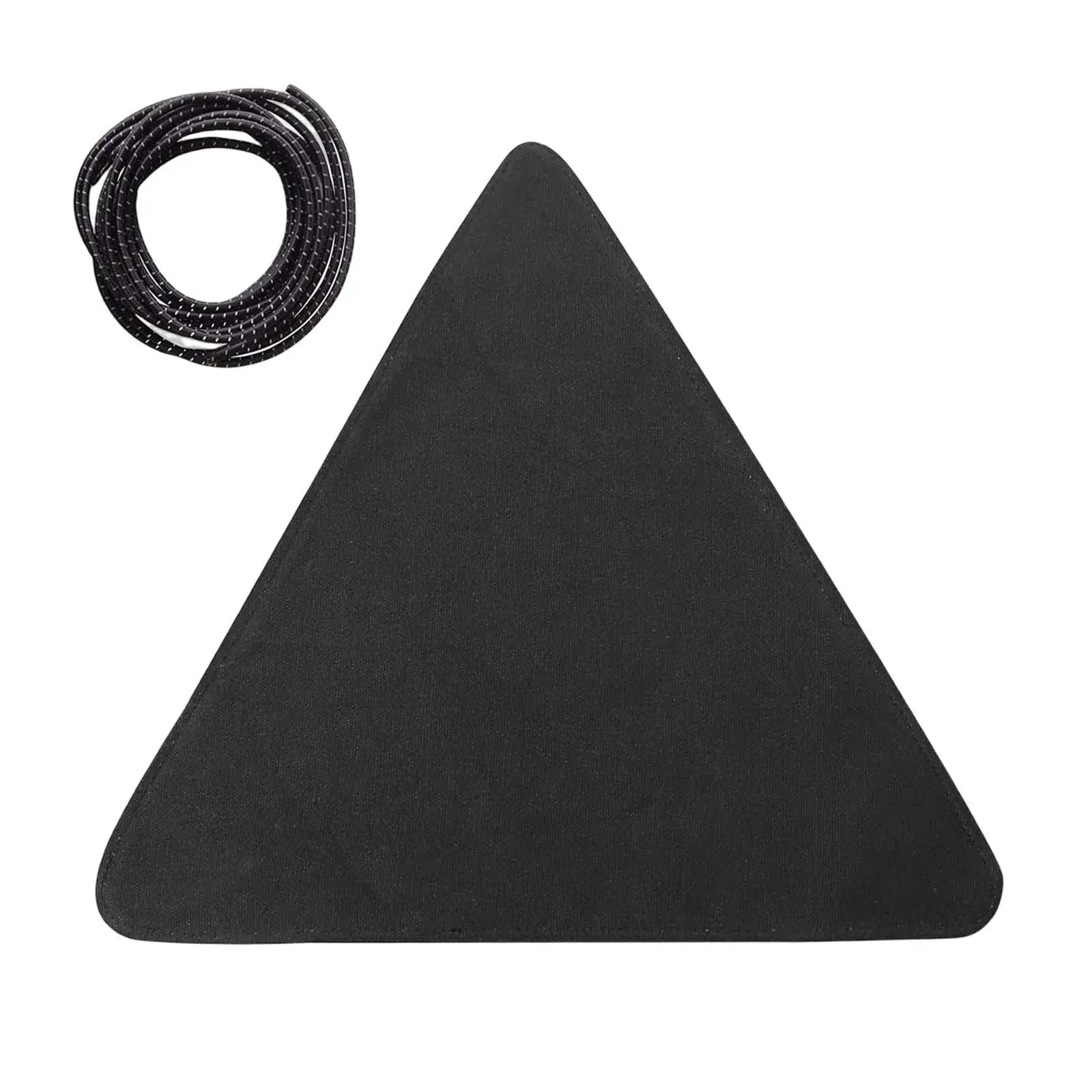 Lightweight Camping Triangle Stool Cloth Foldable Furniture Canvas Seat Cover for Backpacking Hiking Picnic Beach Mountaineering