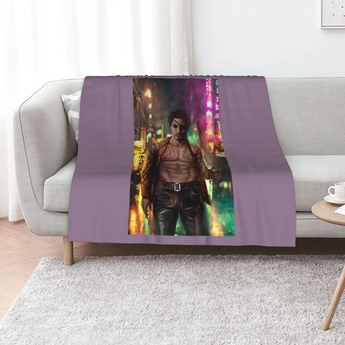 

Majima Goro Throw Blanket for winter Moving Luxury Throw Fashion Sofas Blankets