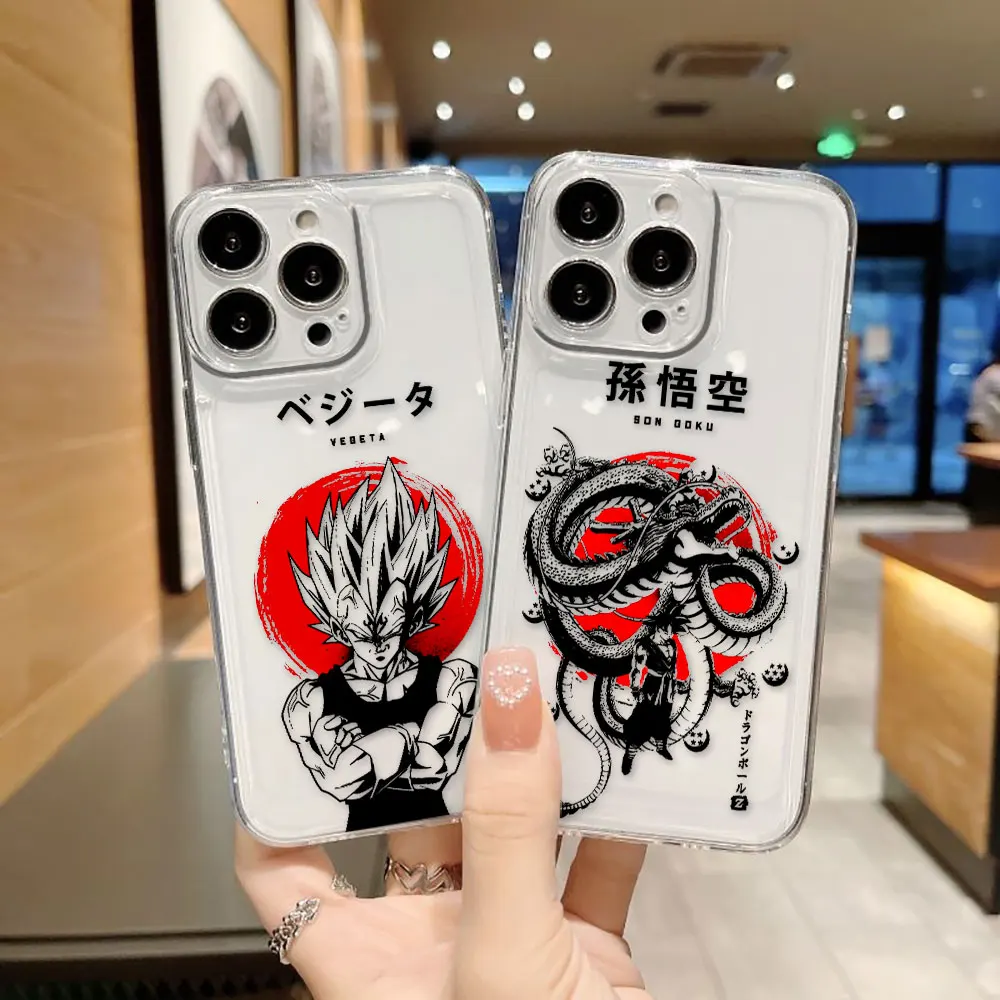 

D-Dragon B-Ball Super S-Saiyan Phone Case For Xiaomi POCO X7 X6 X5 X4 X3 NFC GT F3 F5 M4 M3 11 11T PRO LITE NE Clear Case Shell