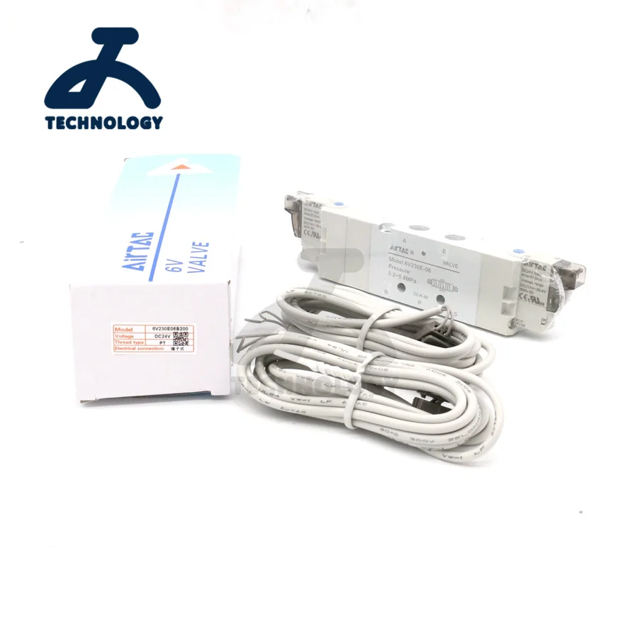 

AirTAC solenoid valve 6V230CJ08B050 6V230CJ10B050 6V230C08B200 6V230C06B200 6V230CJ06B200 6V230CJ08B200