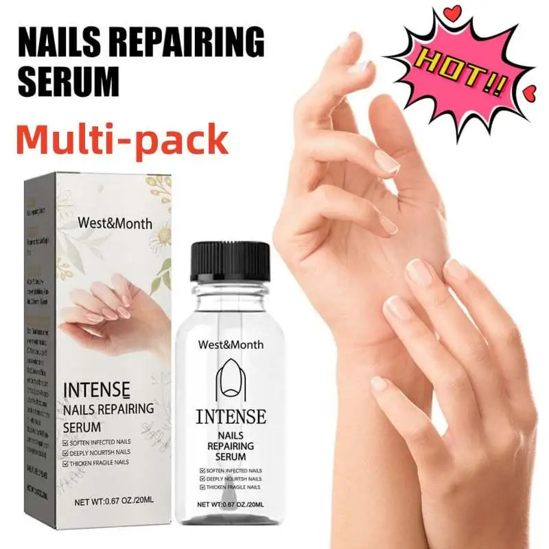 

West&Month Nail Repair Serum Bright Nail Repairing Hand & Foot Grey Nail Soft Nail Yellowing & Thickening Nail Care Solution