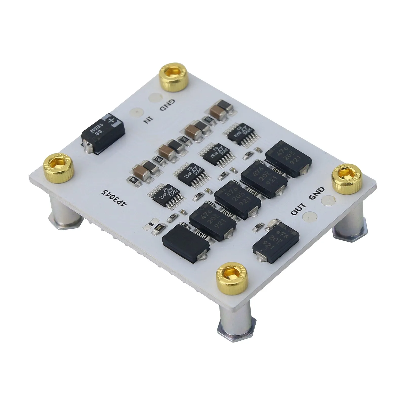 

4P3045 1.2V-12V LT3045 Ultra-Low Noise Four-parallel Voltage Regulator Module (Aluminum Substrate)