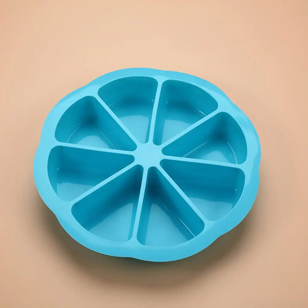 Non-stick Waffle Mold Silicone Cake Mold 8-cavity Non-stick Baking Tray Triangle Brownie Pan Set Heat-resistan Waffle