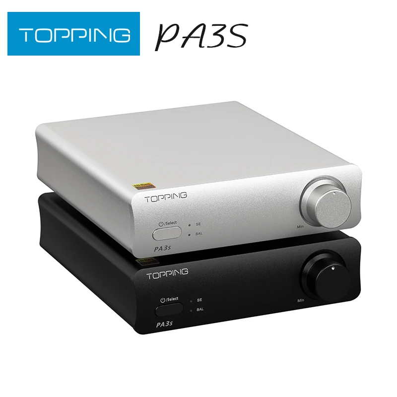 TOPPING PA3S Power Amplifier 80W*2 65W*2 2xMA12070 Fully Balanced Class D Amplifier