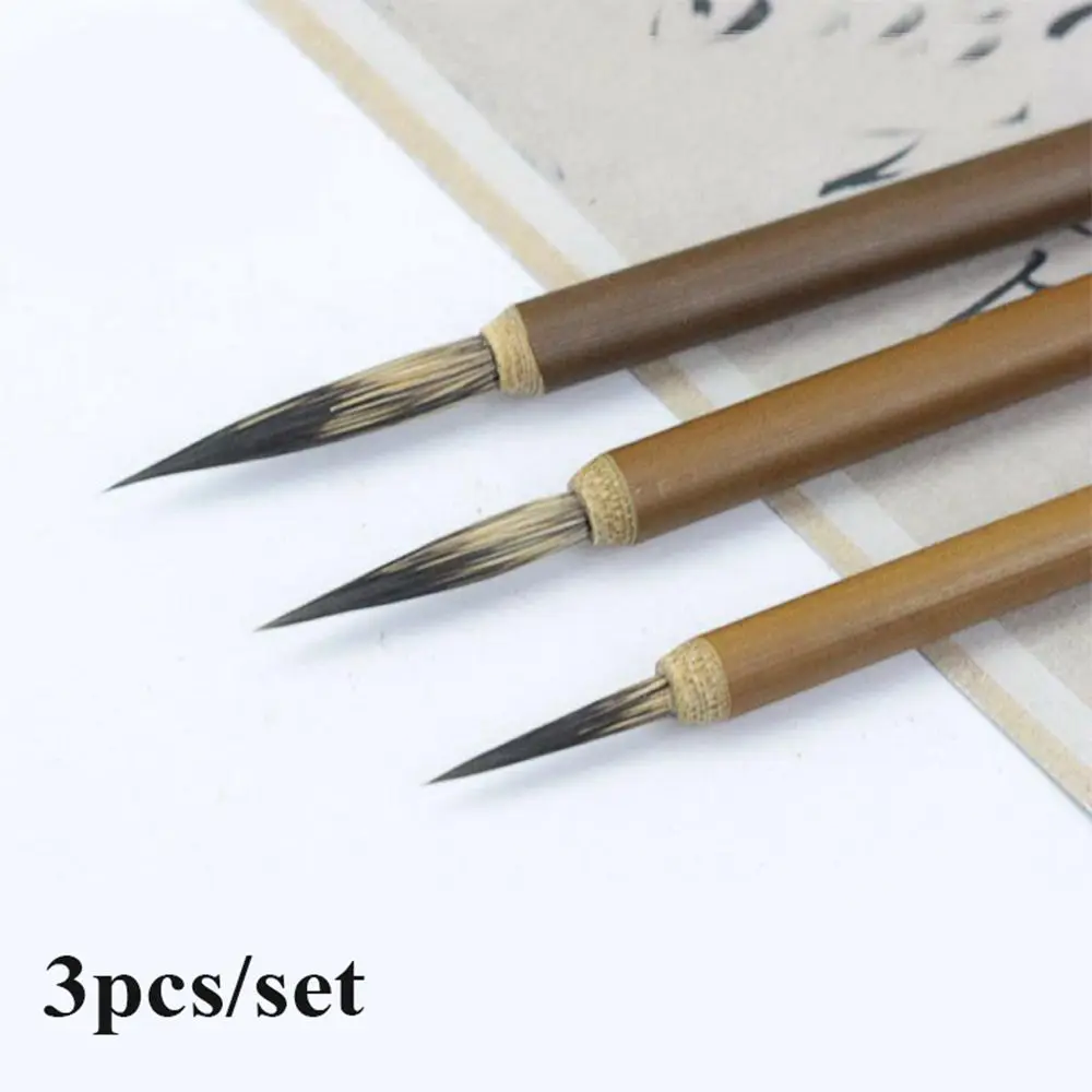 Durable Oil Painting Weasel Hair Paint Brush Calligraphy Brush Hook Line Pen Brush Pen