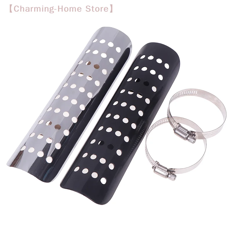

【M】Universal Motorcycle Exhaust Pipe Heat Shield Cover Muffler Protector Guard Moto Accessories Fit For Motorcycle