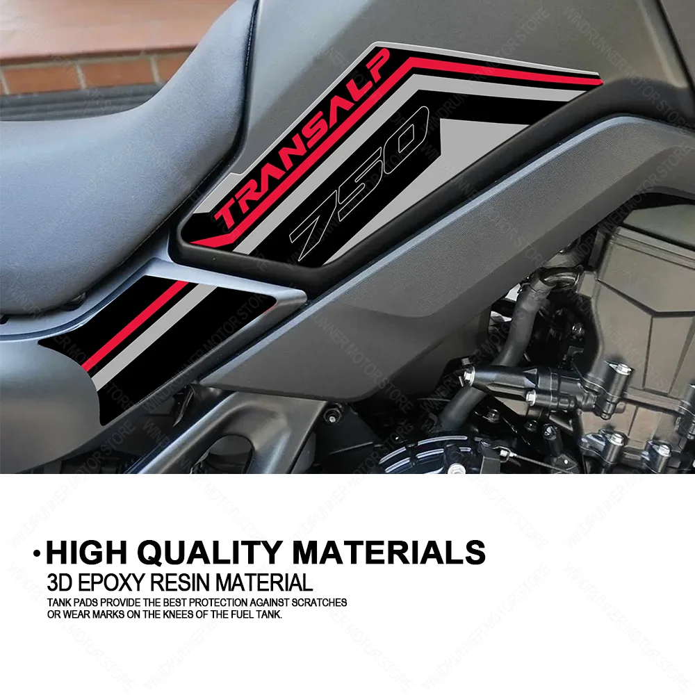 For HONDA Transalp 750 Transalp750 2023 Motorcycle Accessories Waterproof Sticker Moto Sticker Kit 3D Resin Protective Sticker