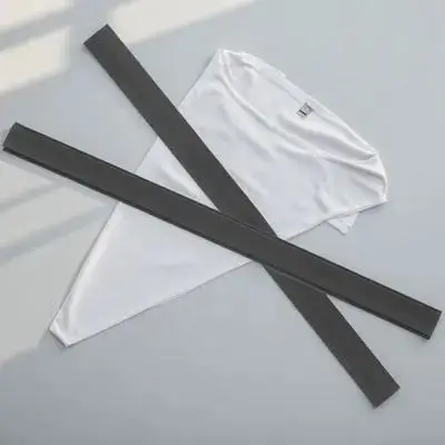 2Pcs Dustpan Edge Strip Plastic Replacement Strips Sturdy Dustpan Parts Suitable for Various Dustpans Cleaning Accessories