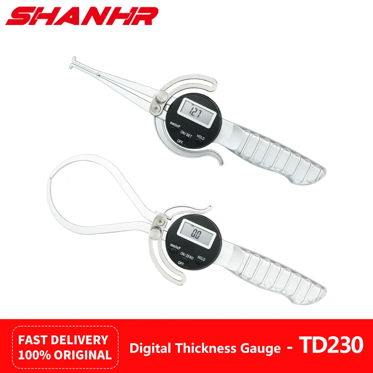 SHANHR Digital Inside Outside Caliper Gauge Fraction/mm/in Inside Digital Caliper Gauge For Woodworking