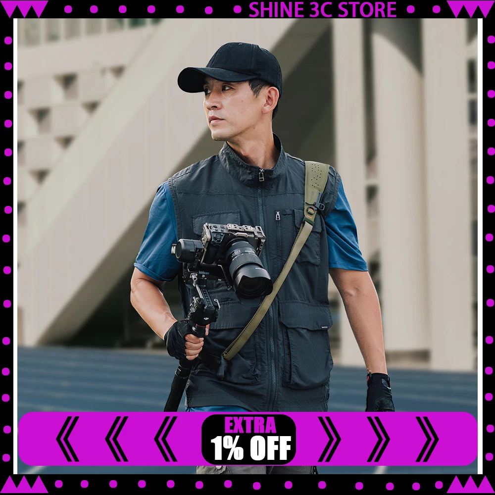 PGYTECH Camera Strap Pro Quick Release Derma Adjustable Shoulder Neck Strap Heavy Duty Carrying Belt For Mirrorless DSLR Cameras