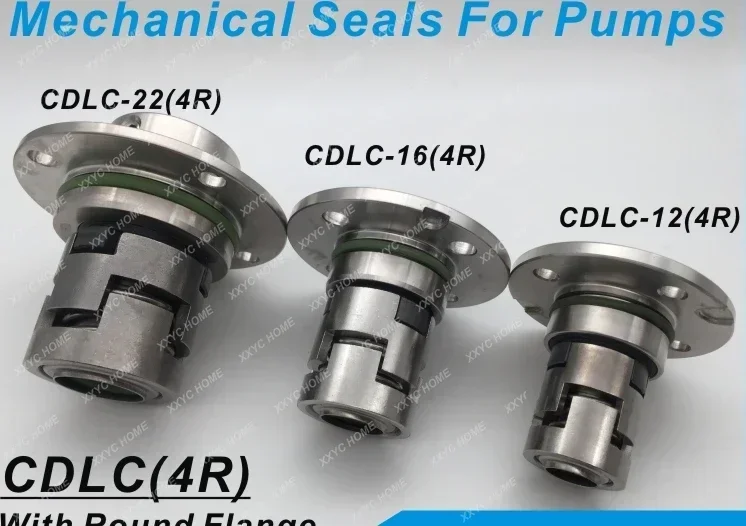 

CDLC-12(4R) CDLC-16(4R) CDLC-22(4R) Cartridge TLANMP Mechanical Seals With 4 holes Round Flange for CNP CDL/CDLF Pumps