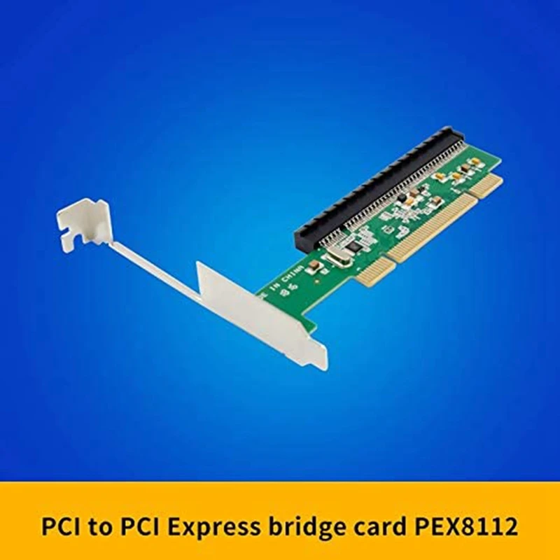 PCI To PCI Express X16 Conversion Card Adapter PXE8112 PCI-E Bridge Expansion Card