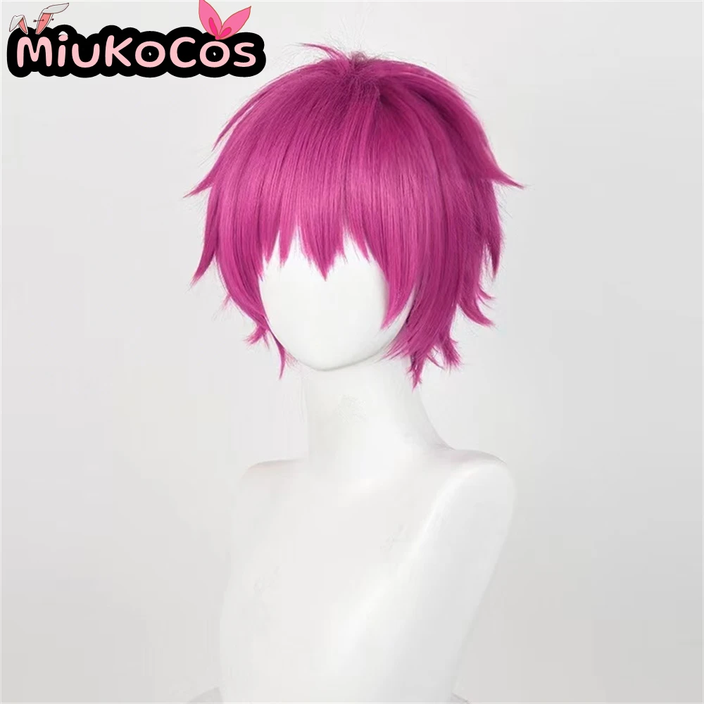W MAGAZYNIE Peruka do Cosplayu Saiki Kusuo MiukoCosplay Anime The Disastrous Life of Saiki K. Cosplay Różowe Włosy